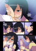 ChromoDomo Tomoko_Kuroki WataMote Watashi_ga_Motenai_no_wa_Dou_Kangaetemo_Omaera_ga_Warui! anime // 2235x3165 // 2.6MB // png