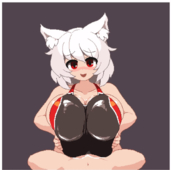 Animated Momiji_Inubashiri Namako8982 Touhou_Project // 600x597 // 4.7MB // gif