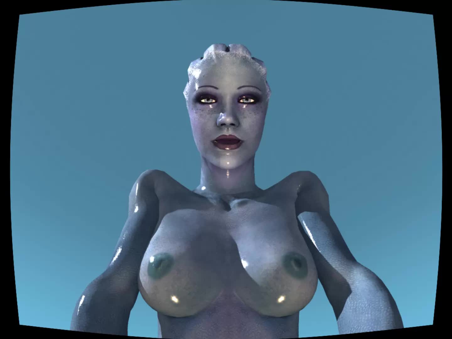 3D Animated Asari Liara_T'Soni Mass_Effect Source_Filmmaker nyktamer // 1440x1080 // 1.5MB // webm