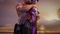 3D Animated Blender Overwatch Widowmaker fritzhq // 1280x720 // 3.0MB // webm