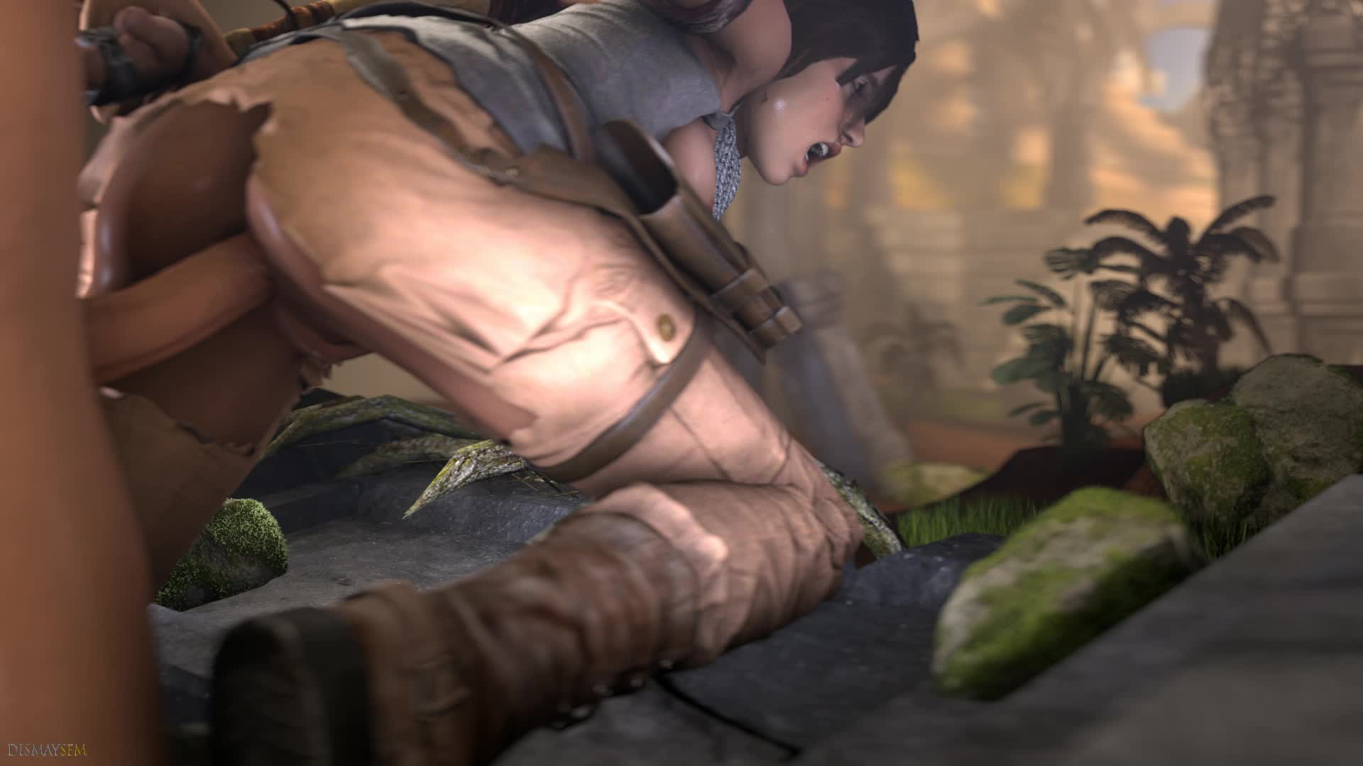3D Animated Lara_Croft Source_Filmmaker Tomb_Raider dismaysfm // 1920x1080 // 5.8MB // webm