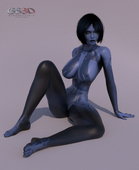 3D Cortana GunnerSteve3D Halo // 1640x2000 // 3.7MB // png