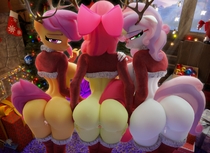 3D Apple_Bloom Hooves-art My_Little_Pony_Friendship_Is_Magic Scootaloo Sweetie_Belle // 3840x2800 // 914.4KB // jpg