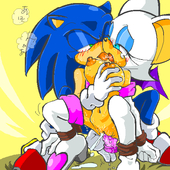 Adventures_of_Sonic_the_Hedgehog Rouge_The_Bat Sonic_The_Hedgehog manaita // 500x500 // 23.5KB // png