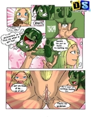 Beast_Boy Comic DC_Comics Drawn-Sex Teen_Titans Terra Ujinko // 775x1000 // 203.3KB // jpg