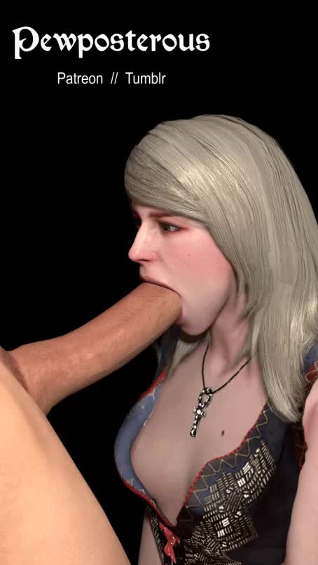 3D Animated Blender Keira_Metz Pewposterous The_Witcher The_Witcher_3:_Wild_Hunt // 454x806 // 292.6KB // webm