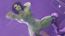 3D Animated Blender Crisisbeat Marvel_Comics She-Hulk_(Jennifer_Walters) Sound // 1920x1080, 42s // 31.2MB // mp4