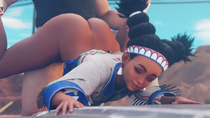 3D Animated Lily_Hawk Street_Fighter Street_Fighter_6 rouge_nine // 1920x1080, 8s // 6.4MB // mp4