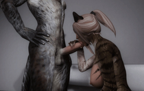 3D Animated Khajiit MrDeviant92 The_Elder_Scrolls_V:_Skyrim // 587x372 // 7.5MB // gif