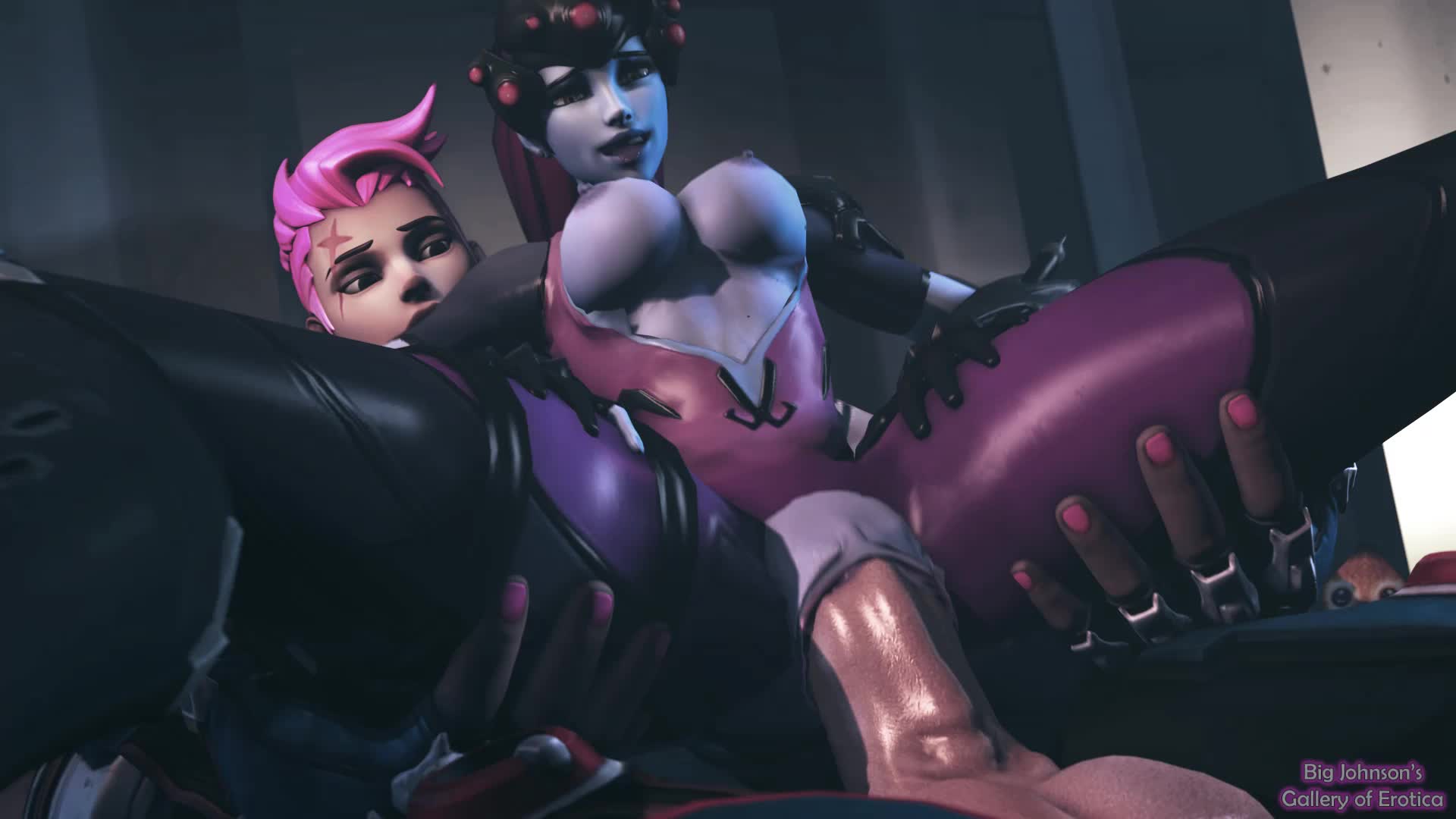 3D Animated BigJohnson Overwatch Sound Source_Filmmaker Widowmaker Zarya // 1920x1080 // 3.8MB // webm