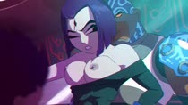 Animated Beast_Boy Cyborg_(Character) QueenComplex Raven Robin Sound Starfire Teen_Titans // 1200x676 // 19.5MB // webm