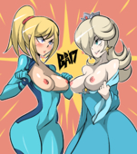 Crossover Metroid Princess_Rosalina Samus_Aran Super_Mario_Bros Super_Smash_Bros. // 1280x1440 // 770.9KB // png