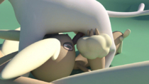 3D Animated Coliser Lopunny_(Pokémon) Pokemon // 960x540 // 6.7MB // gif