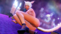 3D Final_Fantasy_(series) Final_Fantasy_XIV Miqo'te Y'shtola_Rhul Zly // 1920x1080 // 3.3MB // png