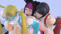 3D Animated Juri_Han R._Mika Rainbow_Mika Sound Street_Fighter Street_Fighter_V Yamato_Nadeshiko kishi // 1920x1080, 9.9s // 10.1MB // mp4