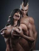 3D Blender Mileena Mortal_Kombat Sheeva ShizzyZzZzZz // 2880x3840 // 745.7KB // jpg