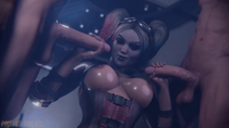 3D Animated Batman_(Series) Blender DC_Comics Harley_Quinn Polished-Jade-Bell Sound // 1280x720, 39.2s // 19.6MB // webm