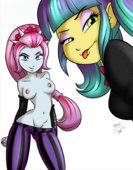 Equestria_Girls My_Little_Pony_Friendship_Is_Magic Pixel_Pizzaz Violet_Blurr ponutjoe // 1280x1637 // 1.2MB // png