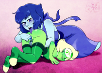 Lapis_Lazuli My_Pet_Tentacle_Monster Peridot Steven_Universe // 1255x900 // 886.0KB // jpg