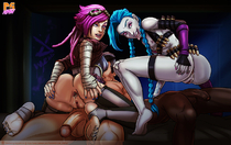 Jinx League_of_Legends Vi pumpkinsinclair // 1280x807 // 309.6KB // jpg