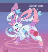 Animated Pokemon Sylveon_(Pokémon) camotli // 900x972, 21.7s // 13.7MB // webm