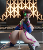 3D Blender D.Va Overwatch Reinamation3d // 1850x2160 // 2.4MB // png