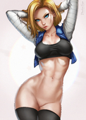 Android_18 Dragon_Ball_Z dandonfuga // 3508x4901 // 4.9MB // jpg