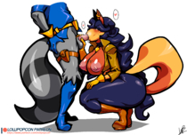 Carmelita_Fox Lollipopcon Sly_Cooper Sly_Cooper_(Character) // 3999x2891 // 674.9KB // png