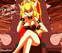 Animated Bowser_Peach Bowsette Peachette Princess_Peach Super_Mario_Bros civibes // 1043x882 // 2.5MB // gif