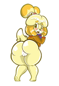 Animal_Crossing Drills Isabelle // 861x1258 // 267.6KB // png