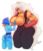 Jasper_(Steven_Universe) Lapis_Lazuli Steven_Universe Vixxx // 700x831 // 340.9KB // jpg