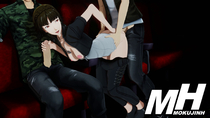 3D Animated Blender Makoto_Niijima Persona_(series) Persona_5 Persona_5_Strikers Sound mokujin-hornywood // 1920x1080, 18.6s // 24.5MB // mp4