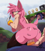 Amy_Rose Animated DarkingArt Sonic_(Series) // 1110x1254 // 3.3MB // gif