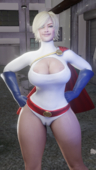 3D Blender DC_Comics DomSFM Power_Girl // 2160x3840 // 9.3MB // png