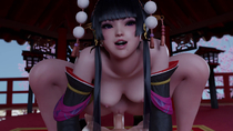 3D Animated Blender Dead_or_Alive Nyotengu Nyotengu_(Dead_or_Alive) Sound spizder // 1280x720, 10s // 6.4MB // webm