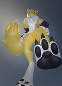 3D Digimon Renamon // 1080x1502 // 820.0KB // png