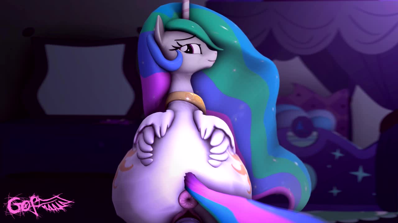 3D Animated My_Little_Pony_Friendship_Is_Magic Princess_Celestia Source_Filmmaker godoffury // 1280x720 // 6.4MB // webm