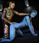 3D Asari Asarimaniac Jack_(Subject_Zero) Mass_Effect Morinth // 2700x3000 // 3.9MB // jpg