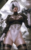 Android_2B Logan_Cure Nier Nier_Automata // 2473x3947 // 874.9KB // jpg