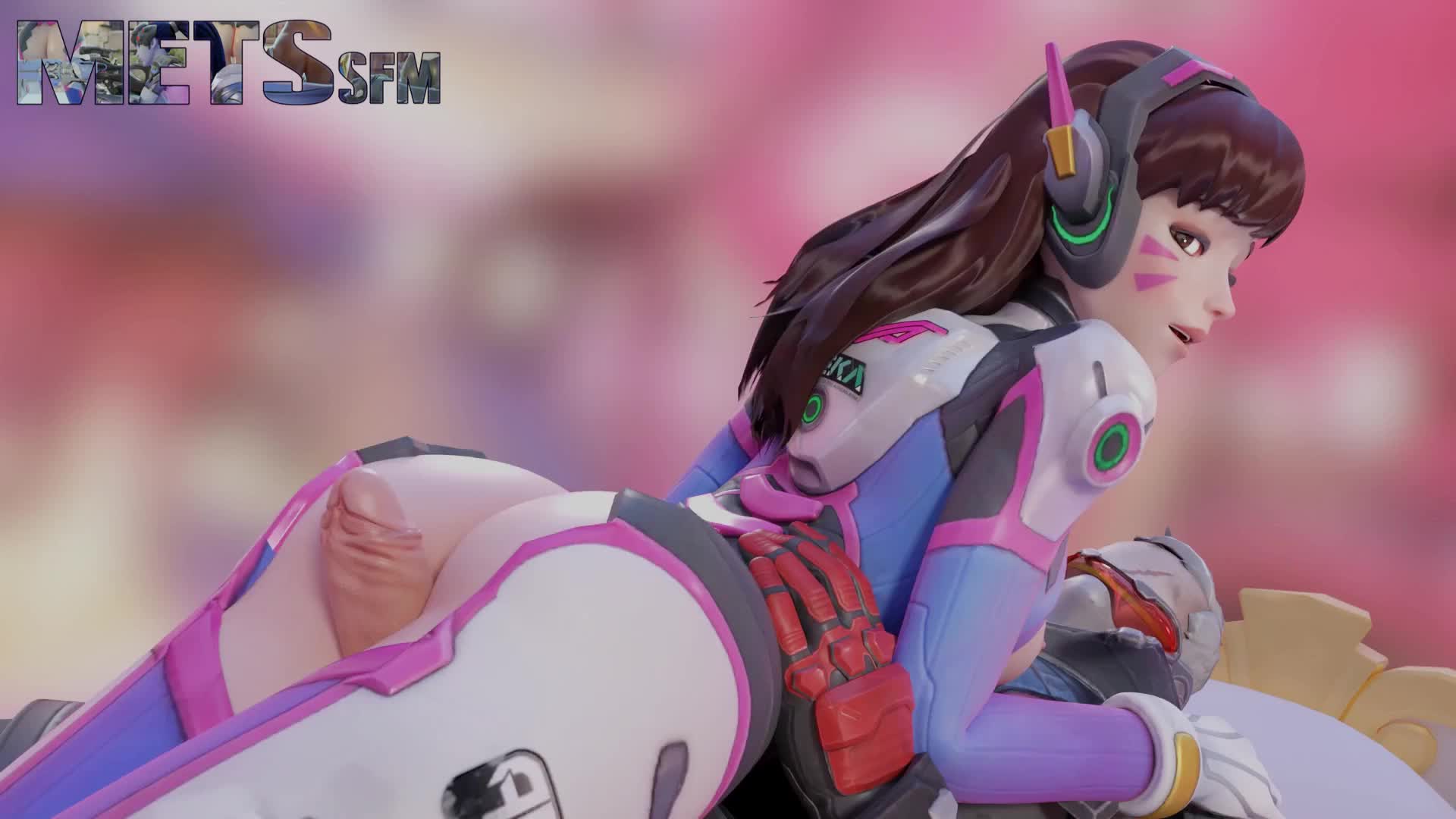 3D Animated Blender D.Va Metssfm Overwatch Sound // 1920x1080 // 5.1MB // webm