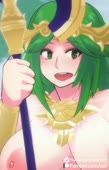 Animated Kid_Icarus Palutena Soi Sound // 464x720 // 3.8MB // webm