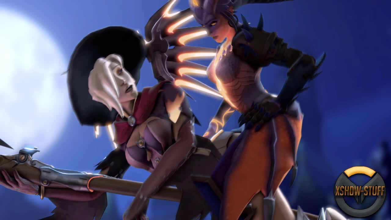 3D Animated Mercy Overwatch Symmetra xshdw // 1280x720 // 782.6KB // webm