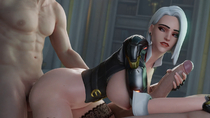 3D APHY3D Animated Ashe_(Overwatch) Blender Overwatch Sound // 1280x720, 10.1s // 11.8MB // webm