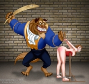 Beauty_and_the_Beast Belle Disney_(series) EnchantedHentai The_Beast_(Prince_Adam) // 850x802 // 159.1KB // jpg