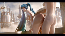 3D Animated Blender League_of_Legends NSFWMegaera Sona Sound evilaudio // 1280x720, 26.9s // 14.7MB // webm