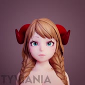 3D Animated Blender Penny_(Tyviania) Sound tyviania // 1080x1080 // 9.2MB // mp4