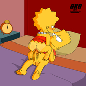 Bart_Simpson Lisa_Simpson The_Simpsons gkg // 1191x1200 // 410.5KB // jpg