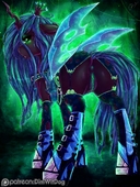 DimWitDog My_Little_Pony_Friendship_Is_Magic Queen_Chrysalis // 1130x1500 // 553.6KB // jpg