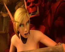 Animated Blood_Elf Fel_Orc Rexxcraft World_of_Warcraft // 1280x720 // 1.1MB // webm