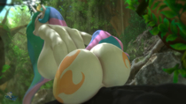 3D Animated Hooves-art My_Little_Pony_Friendship_Is_Magic Princess_Celestia Sound // 1920x1080, 10.4s // 12.2MB // webm